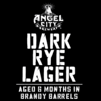 Angel City Dark Rye Lager Aged in Brandy Barrels