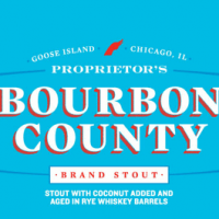 Goose Island Proprietor's Bourbon County Brand Stout label