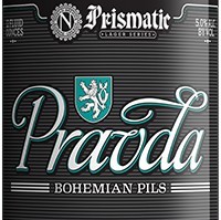 Ninkasi Pravda Bohemin Pils label