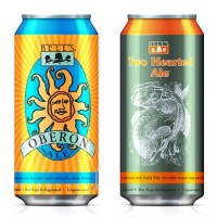 Bell's Oberon and Two Hearted Ale cans
