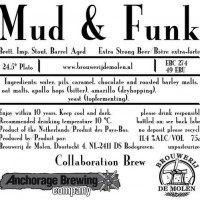 De Molen Mud and Funky Brett Imperial Stout Barrel Aged