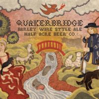 Half Acre Quakerbridge Barley Wine label