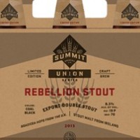 Summit Rebellion Stout label
