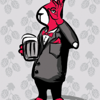 red hare thrice hopped imperial ipa label