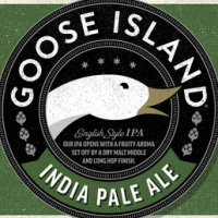 Goose Island IPA label