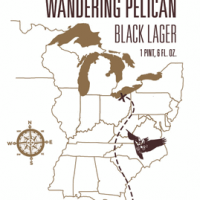 Great Lakes Wandering Pelican label