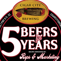 Cigar City 5 Beers for 5 Years Imperial Oatmeal Cream Porter