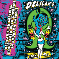 Three Floyds Delilah's 20th Anniversary Bourbon Barrel Aged Imperial Cherry Stout