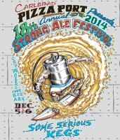 pizza port strong ale 2014 post card