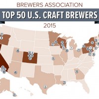 Brewers Association Top 50 Map