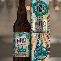 Ninkasi Brewing N10 Anniversary Imperial Blended Ale bottle