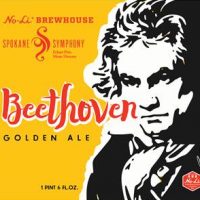 Beethoven Golden Ale No-Li Spokane Brewery label