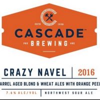 Cascade Crazy Navel 2016 label BeerPulse