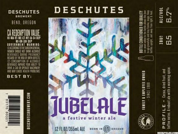 Deschutes Jubelale 2017 BeerPulse