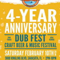 JDub's 4 Year anniversary poster BeerPulse