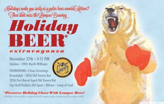 Lompoc Holiday Beer banner BeerPulse