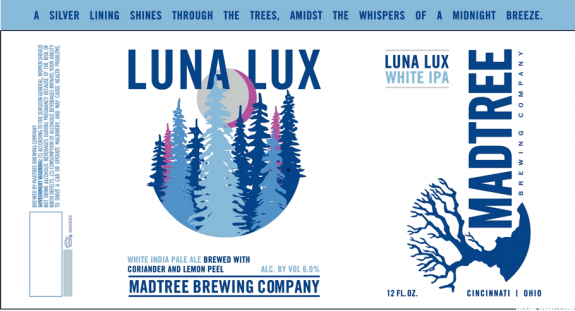 MadTree Luna Lux label BeerPulse