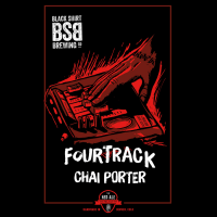 Black Shirt Fourtrack Chai Porter label BeerPulse