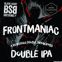 Black Shirt Frontmaniac Double IPA label BeerPulse