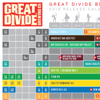 Great Divide Brewing 2018 Seasonal Calendar