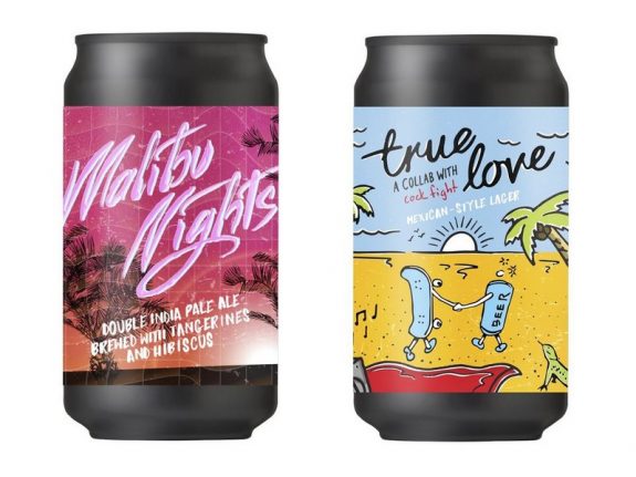 Champion Malibu Night and True Love cans BeerPulse