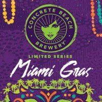 Concrete Beach Miami Gras Saison label BeerPulse