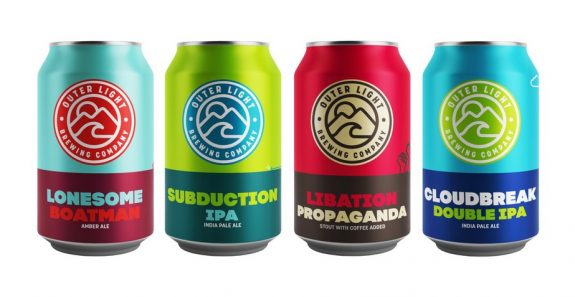 Outer Light Brewing cans BeerPulse