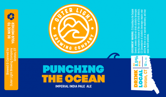 Outer the Light Punching the Ocean label BeerPulse