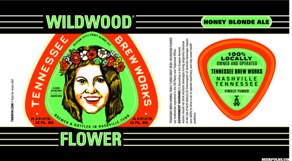 Tennessee Brew Works Wildwood Flower Label BeerPulse