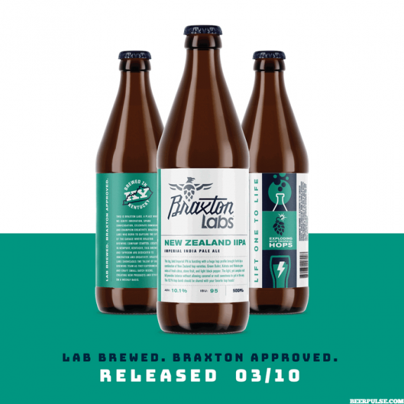Braxton Labs New Zealand IPA bottles BeerPulse