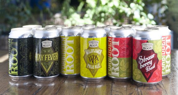 Forbidden root core beer cans BeerPulse