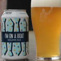 Monday Night I'm on a Boat can glass BeerPulse