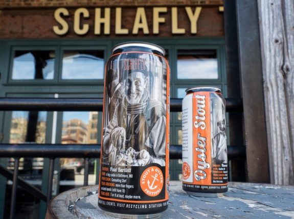 Schlafly Oyster Stout can BeerPulse