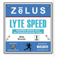 Zelus Lyte Speed Hopped White Ale Image BeerPulse