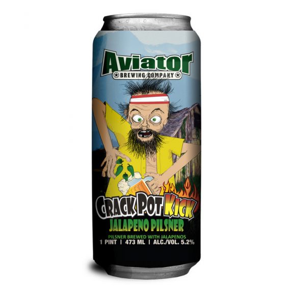 Aviator Crackpot Kick Jalapeno Pilsner BeerPulse