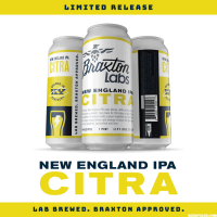 Braxton Labs New England IPA Citra cans BeerPulse
