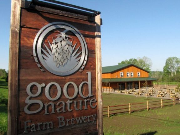Good Nature Farm Brewery sign BeerPulse