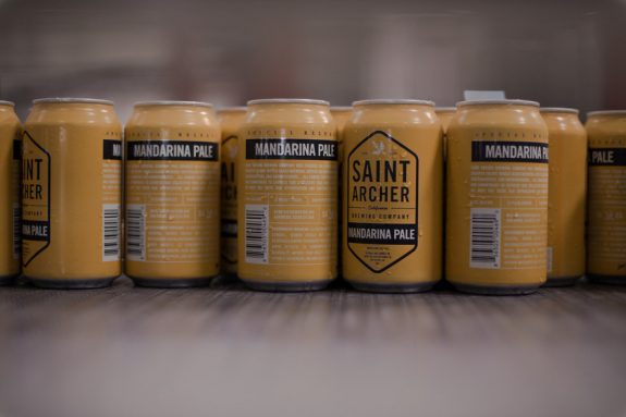 Saint Archer Mandarina Pale Ale cans BeerPulse