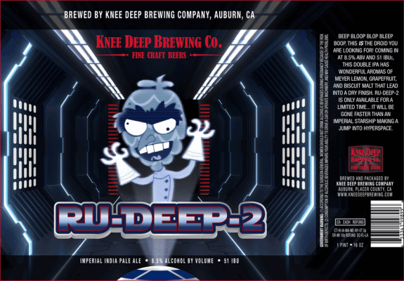 Knee Deep RU Deep 2 label BeerPulse